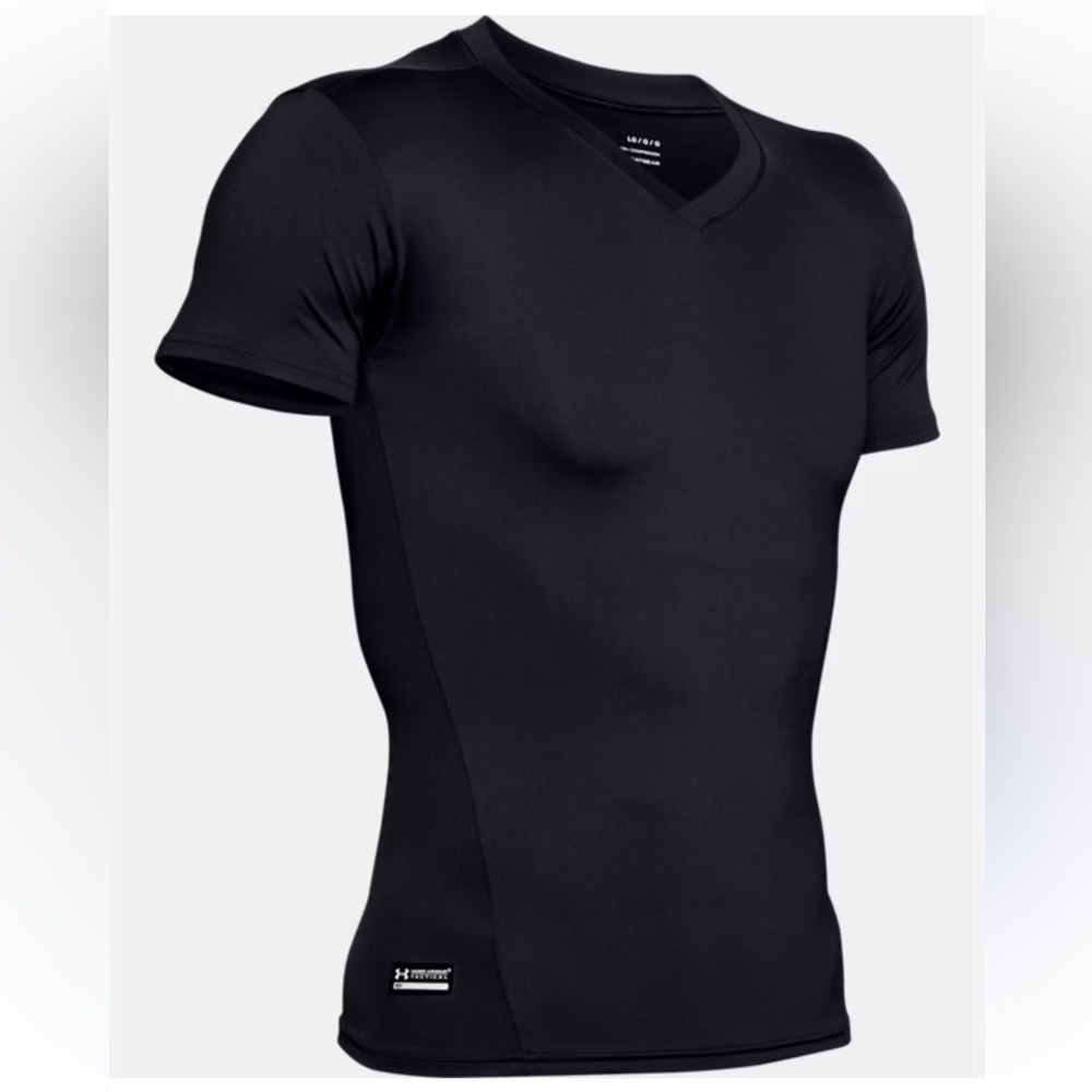 Under Armour Tactical HeatGear® Compression Men's V-Neck T-Shirt Black XL